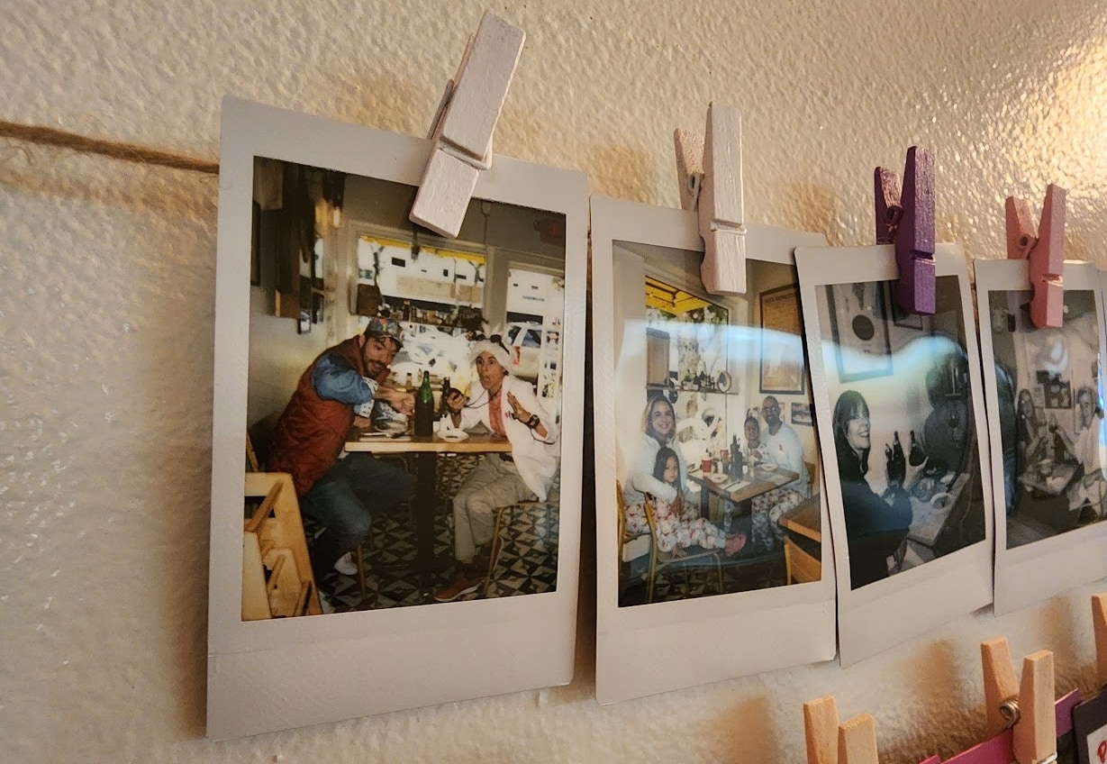 Polaroid photos from CreateIRL events
